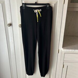 NEW Sundry Women's Basic Ribbed Jogger in Black XS